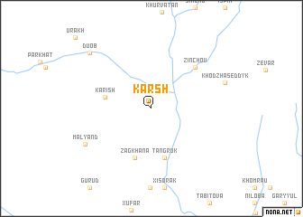 map of Karsh