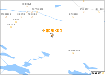 map of Karsikko