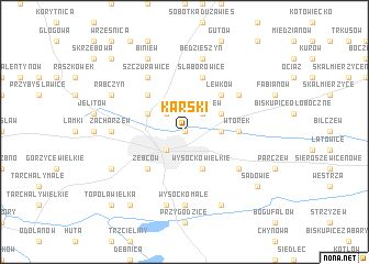 map of Karski