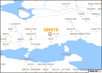 map of Kärsta
