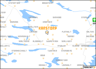 map of Karstorp