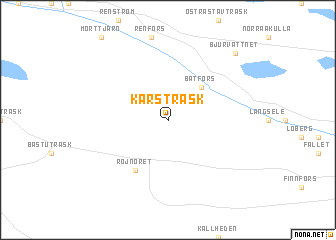 map of Karsträsk