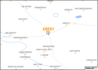 map of Karsy