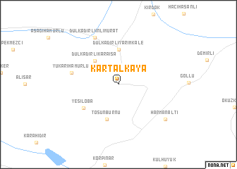 map of Kartalkaya