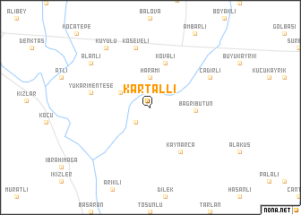 map of Kartallı