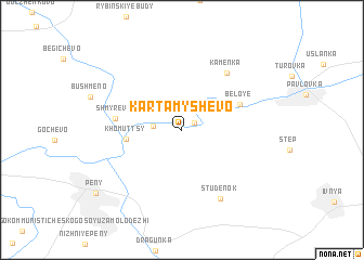 map of Kartamyshevo