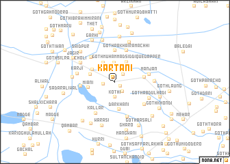 map of Kartāni