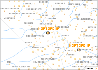 map of Kartārpur