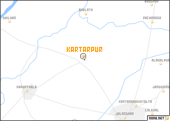 map of Kartārpur