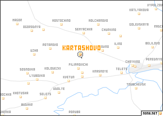 map of Kartashovo