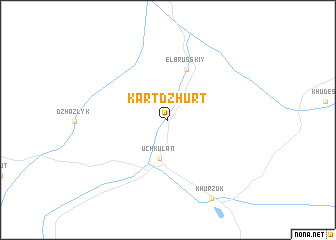 map of Kart-Dzhurt
