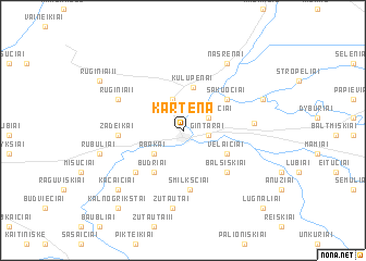map of Kartena