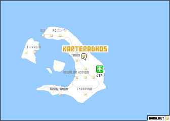 map of Karterádhos