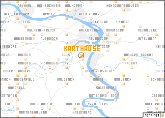 map of Karthause