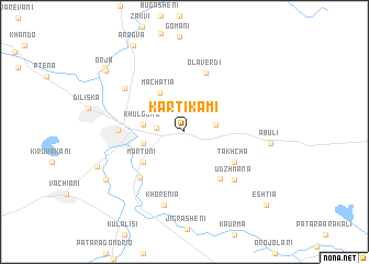 map of Kartikami