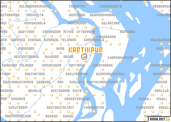 map of Kārtikpur
