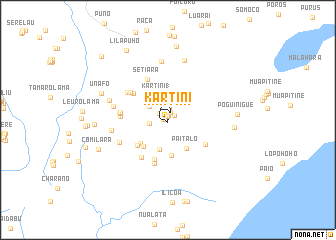 map of Kartini