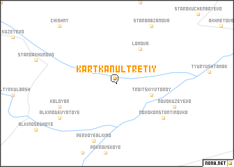 map of Kartkanul Tretiy