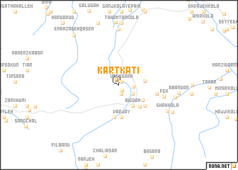 map of Kart Katī