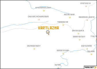 map of Kartlazma