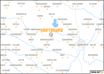 map of Kartosuro