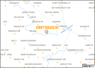 map of Kartsevichi