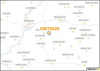 map of Kartsevo