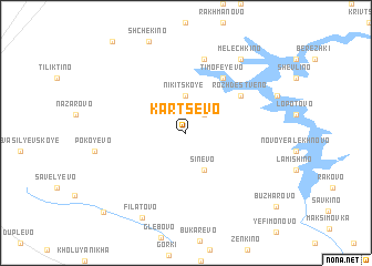 map of Kartsevo