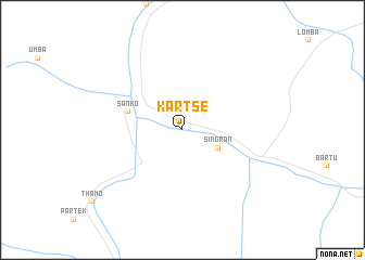 map of Kartse