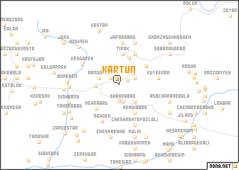 map of Kartūn