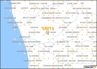 map of Kartū