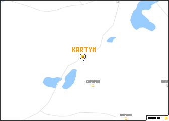 map of Kartym