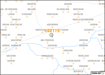 map of Kartys