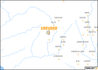 map of Karuama