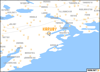 map of Karuby