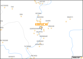 map of Karūchī
