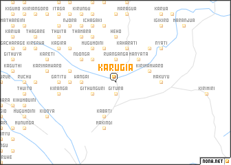 map of Karugia