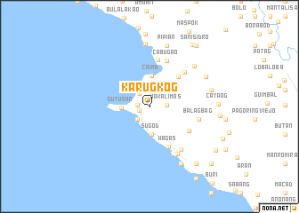 map of Karugkog