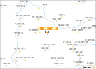 map of Karugŏrŭm
