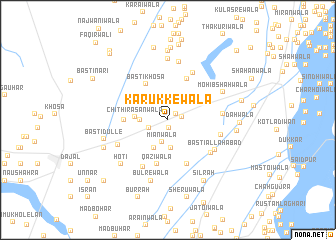 map of Karukkewāla