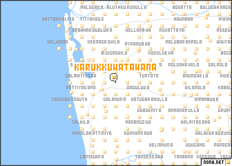 map of Karukkuwatawana