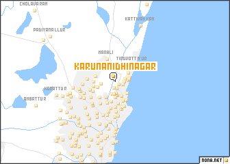 map of Karunanidhi Nagar