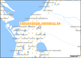 map of Karunkandalvannakulam