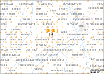 map of Kārūn
