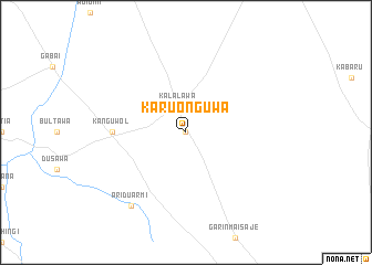 map of Karuonguwa