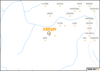 map of Karupi