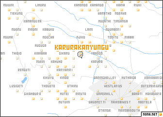 map of Karura Kanyungu