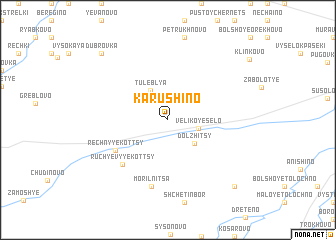 map of Karushino