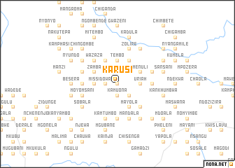 map of Karusi