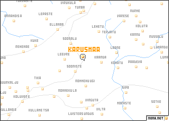 map of Karusmaa